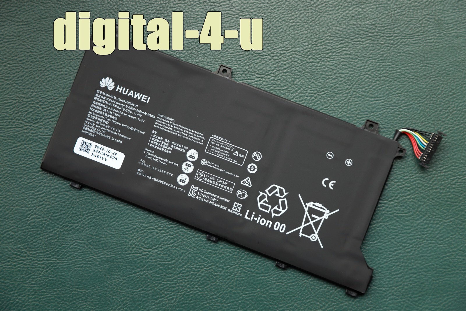 Genuine HB4692J5ECW-31 OEM Battery For Huawei MateBook D 15 2020 15-53010TUY