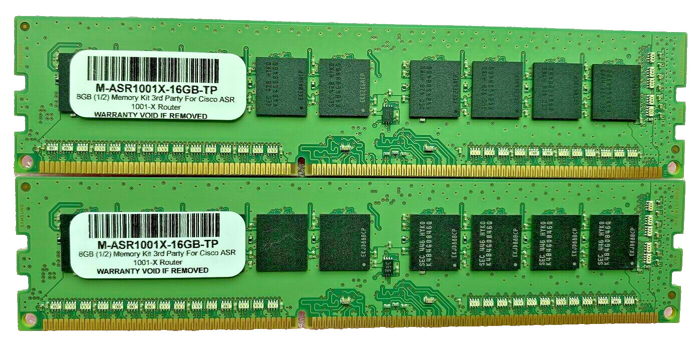 M-ASR1001X-16GB (2x8GB) 16GB Memory Kit 3rd Party Upgrade For Cisco ASR1001X