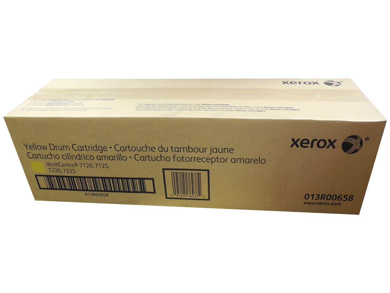 Xerox 013R00658 13R658 WorkCenter 7120 7125 Yellow Drum Genuine OEM Original
