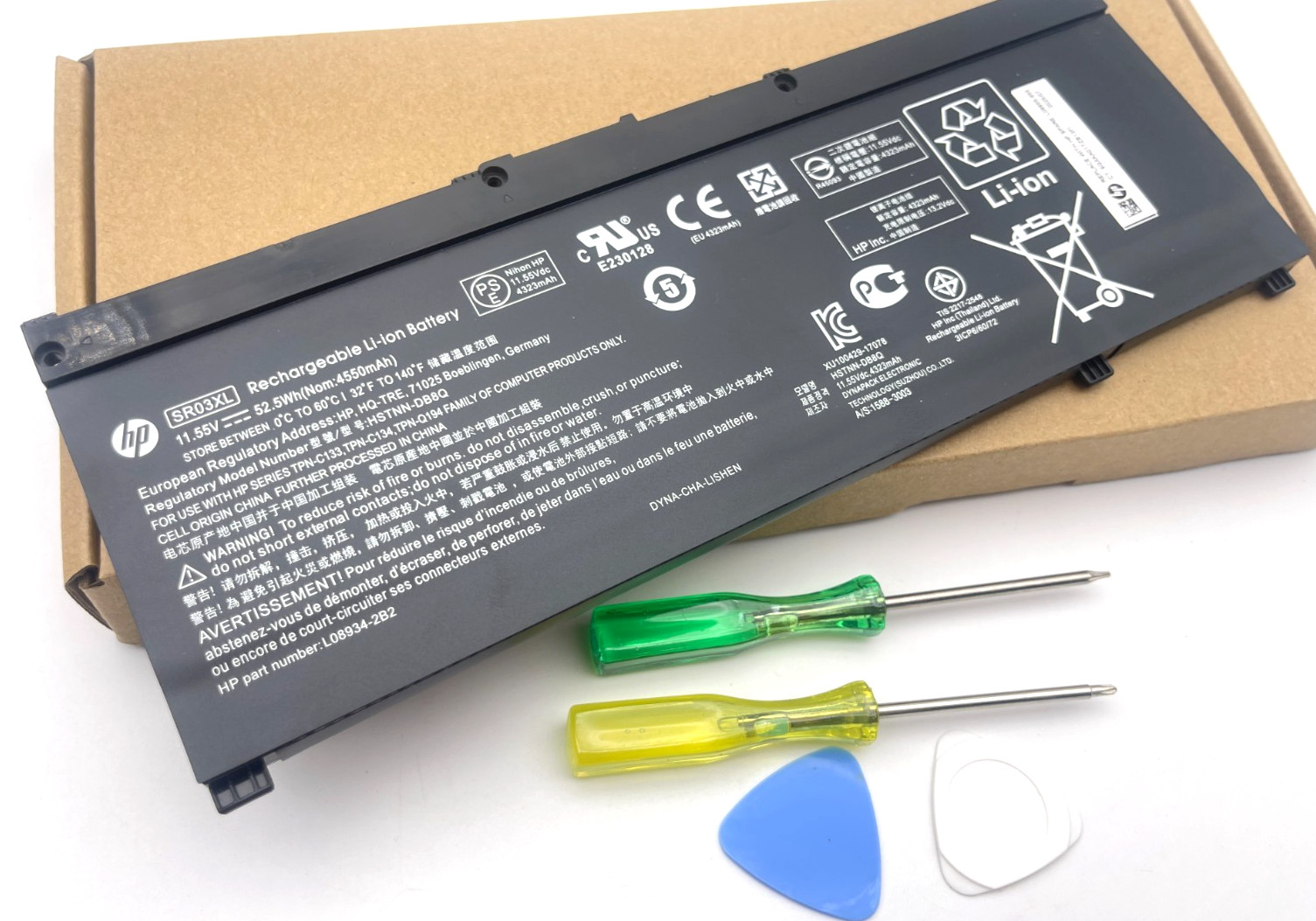 Genuine 52.5Wh SR03XL SR04XL Battery for HP Pavilion Gaming 17-cd000000 Series