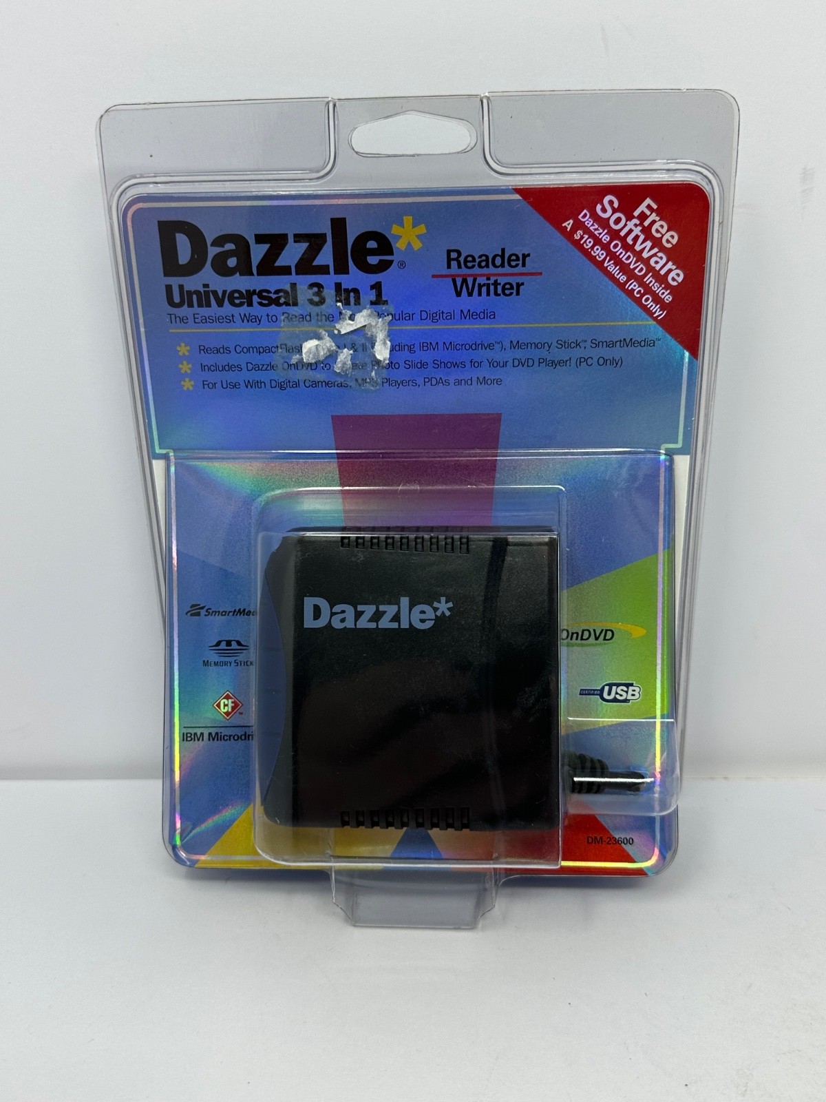 Dazzle Universal 3 In 1 Reader Writer  DM-23600 NEW X6