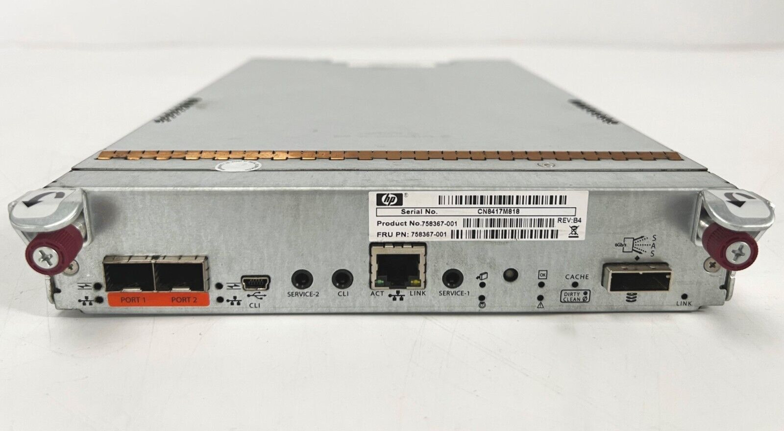 HP 758367-001 MSA 1040 1Gb iSCSI 2-Port Controller - 3 Year Warranty