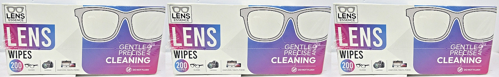 Lens Essence Lens Wipes, 600ct, For Cameras, Glasses and Electronics
