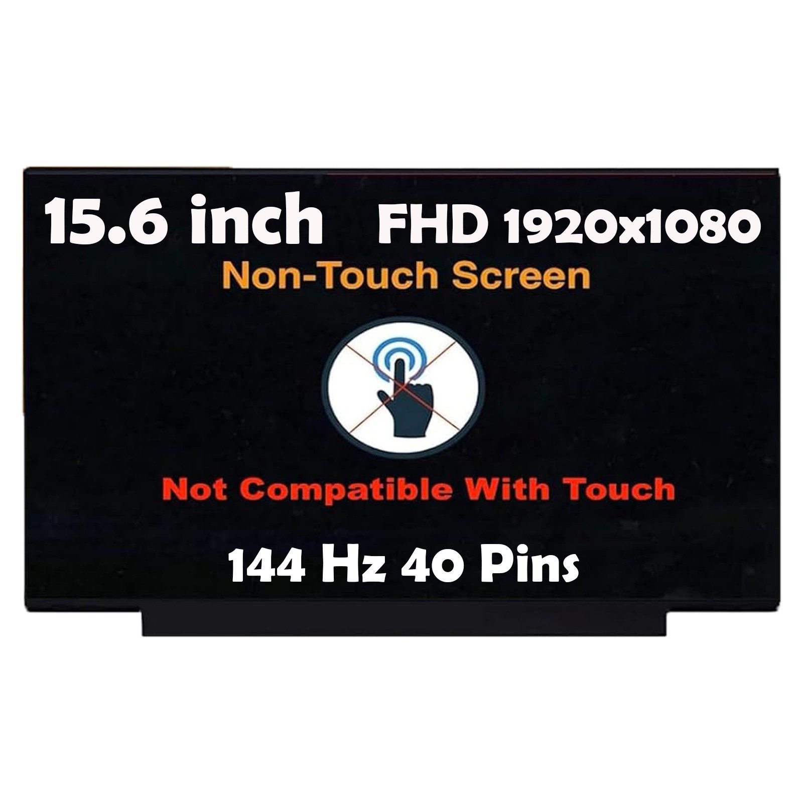 15.6" LM156LF2F01 1920x1080 144 Hz 40 pins LCD Non-Touch Screen Display Panel