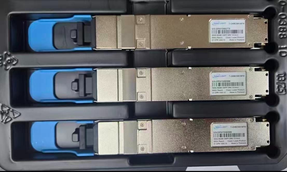 Innolight  T-OH8CNH-NFM OSFP 800G DR8  500m NEW in tray  Have More Stock