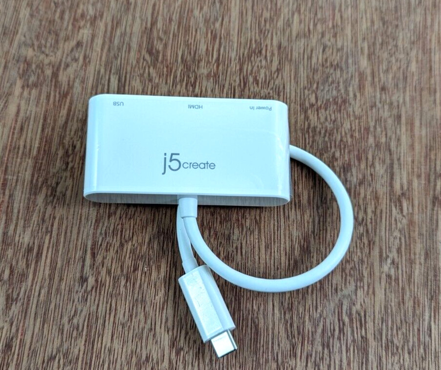 j5 Create (JCA379) - USB-C to HDMI & USB 3.0 w/ Power Delivery Adapter