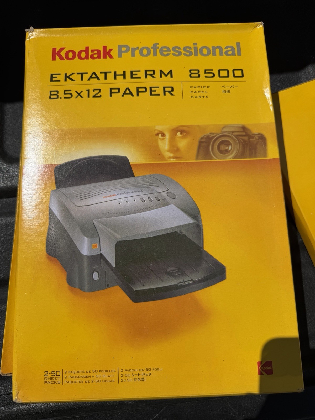 KODAK Professional EKTATHERM 8500 8.5X12 Paper New 8254989 2X50 Rare Paper Lot