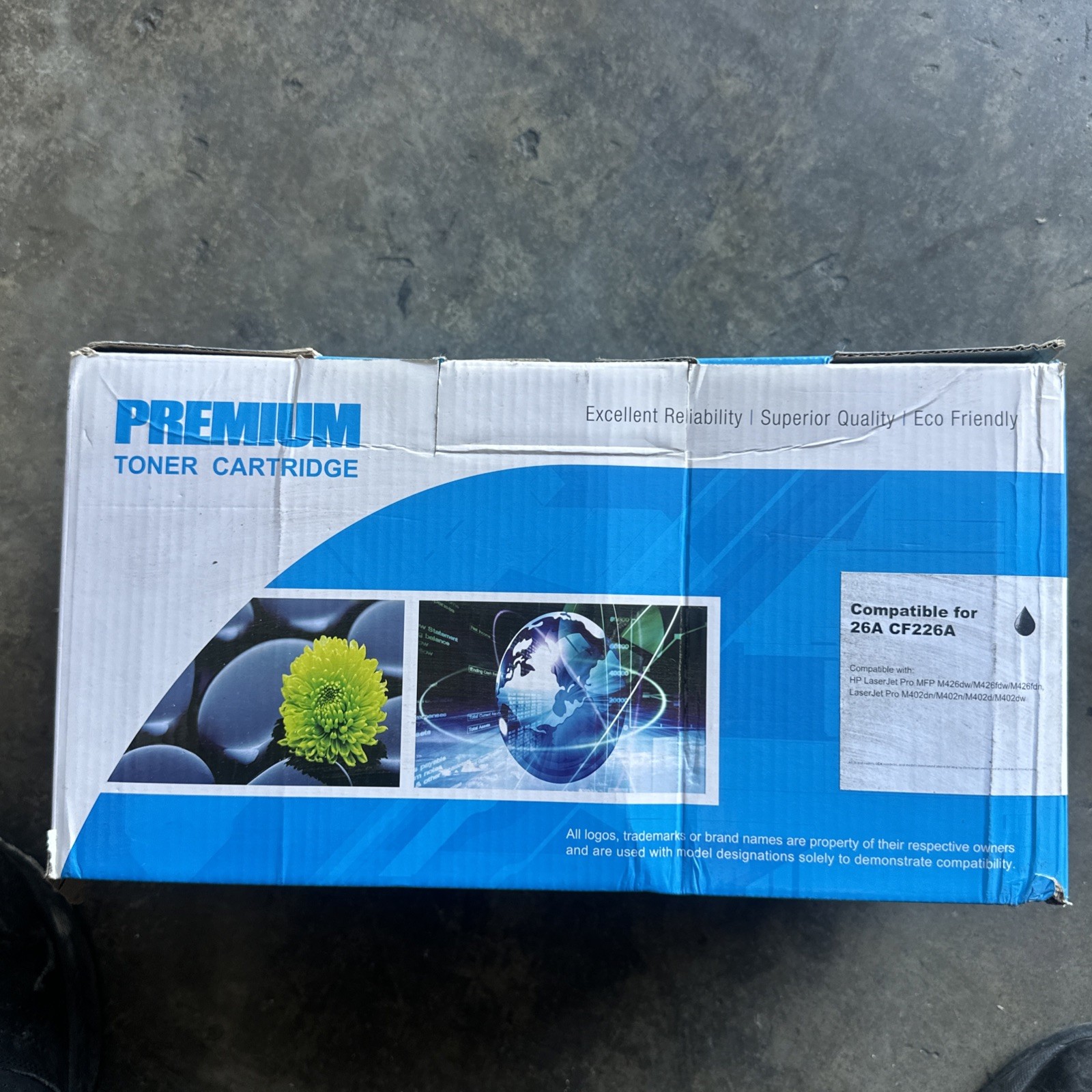 Premium Compatible PTCF226A HP 26A Black Toner Cartridge CF226A