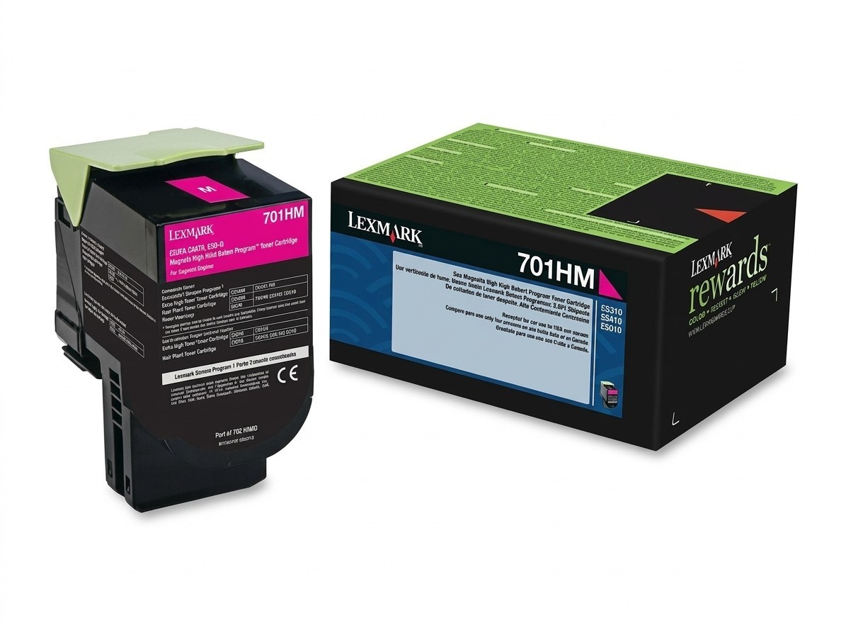 Lexmark 70C1HM0 Magenta High Yield Toner Cartridge Genuine Return Program CS310