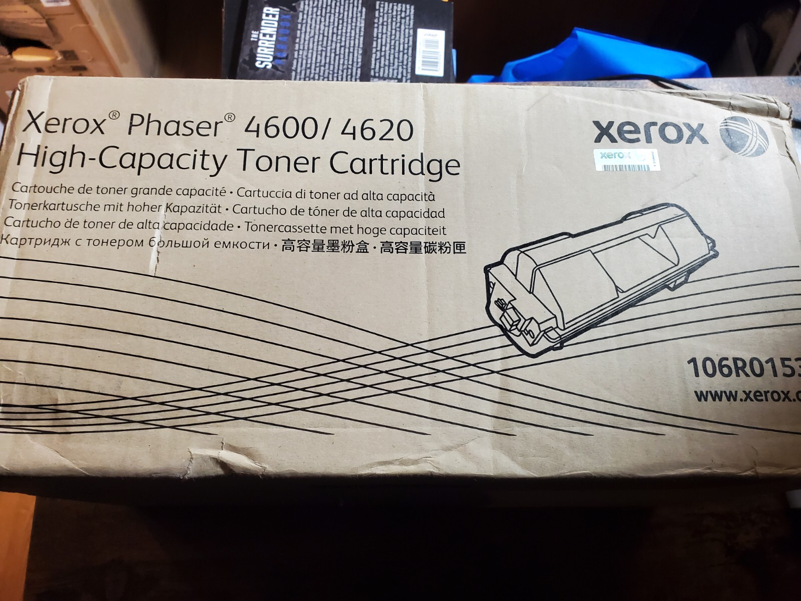 Xerox Brand New Phaser 4600/4620/4622 Metered Toner cartridge 106R02318 (SEALED)