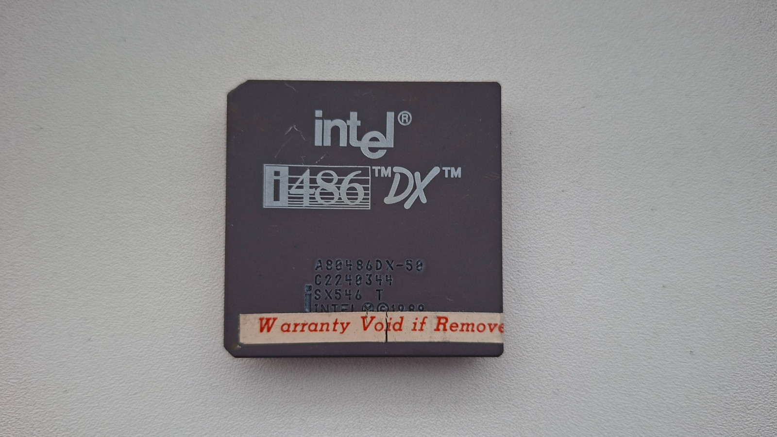 486DX Intel A80486DX-50 SX54 T rare USA 486DX-50 vintage CPU GOLD