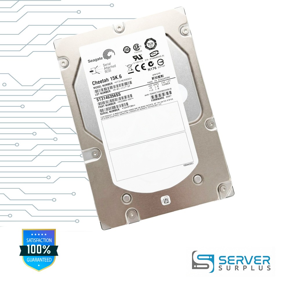 Seagate Cheetah 15K.6 SAS 3.5 in Enterprise HDD | ST3146356SS