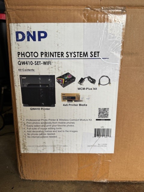 DNP DP-QW410 Professional Photo Printer Bundle with Photo Rolls and Wifi Adapter