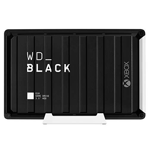 WD Black D10 WDBA5E0120HBK-NESN 12 TB Portable Hard Drive - External - Black