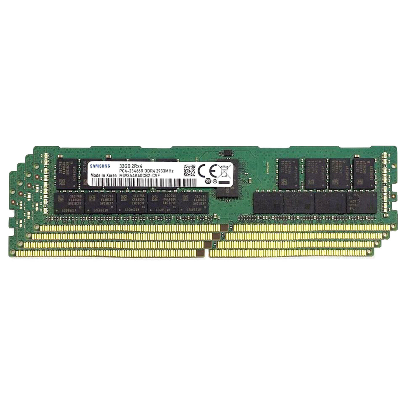 Samsung 128GB (4x 32GB) 2933MHz DDR4 ECC RDIMM Server Memory M393A4K40CB2-CVF