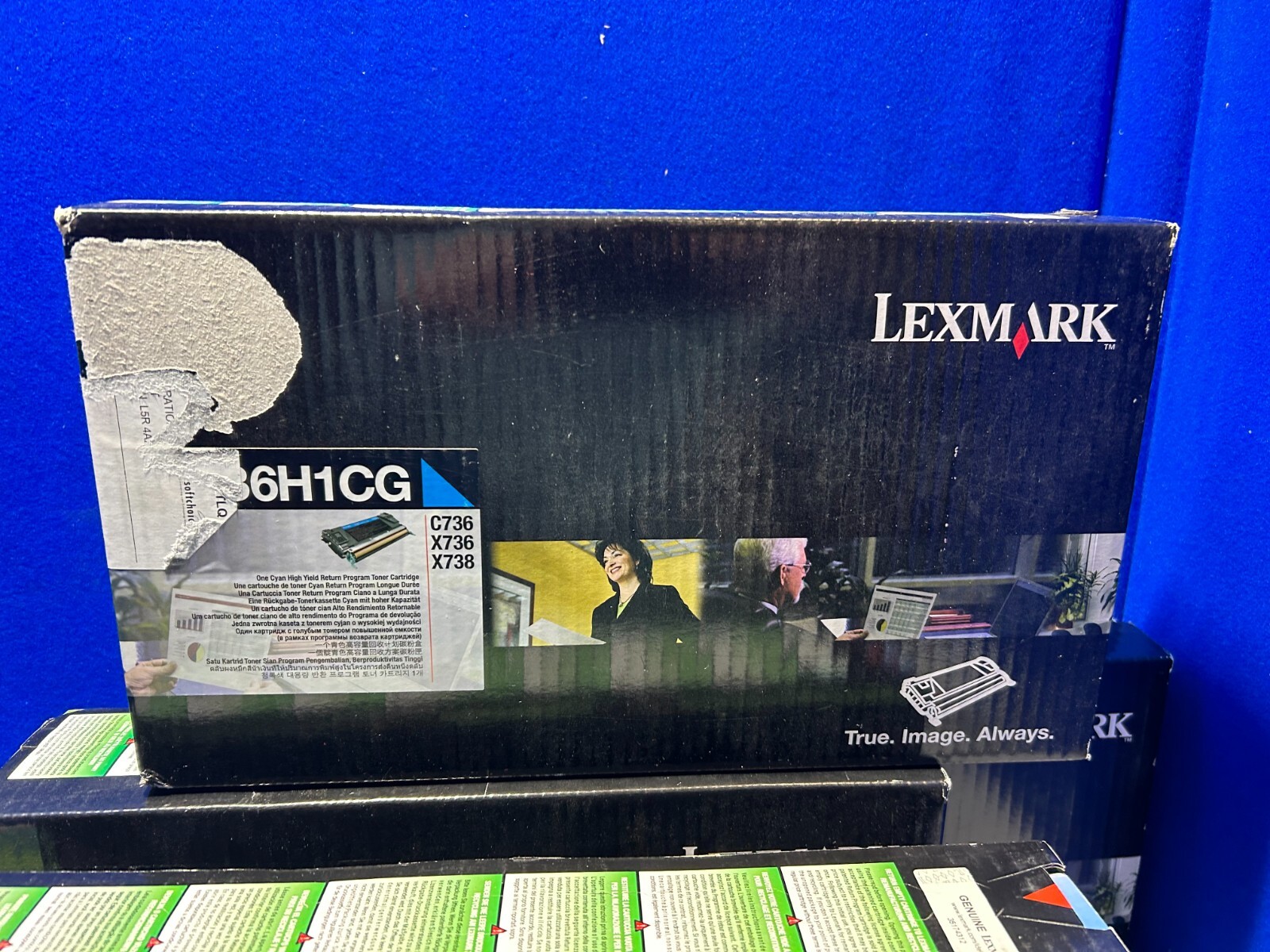 Genuine Lexmark C736H1CG High Yield Cyan Toner Cartridge - 