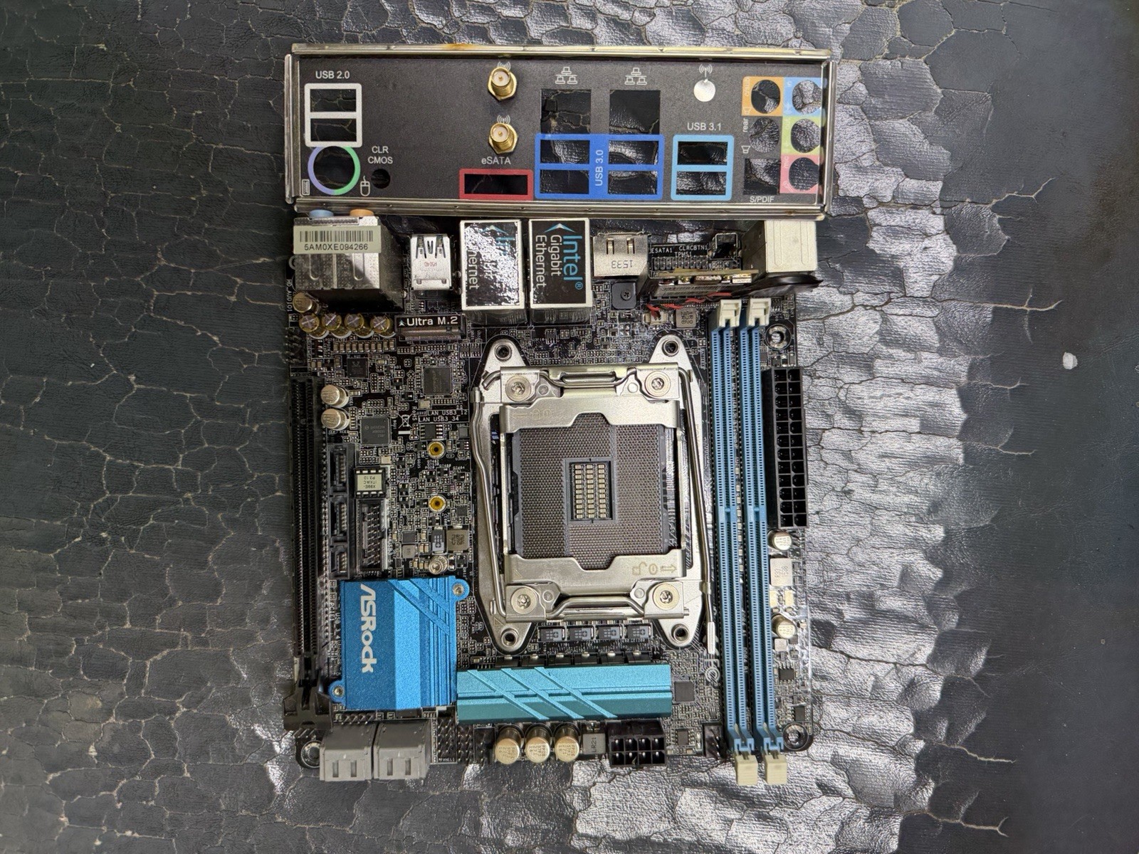 ASUS X99E-ITX/ac main board Mini-ITX Intel X99 chipset LGA 2011-3 DDR4 SATA3
