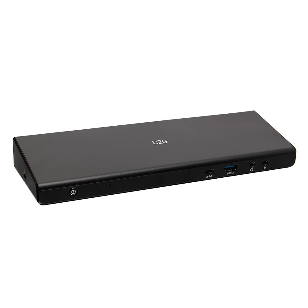 C2G USB-C Docking Station 12-in-1 Triple Display 85W Power Delivery C2G54535
