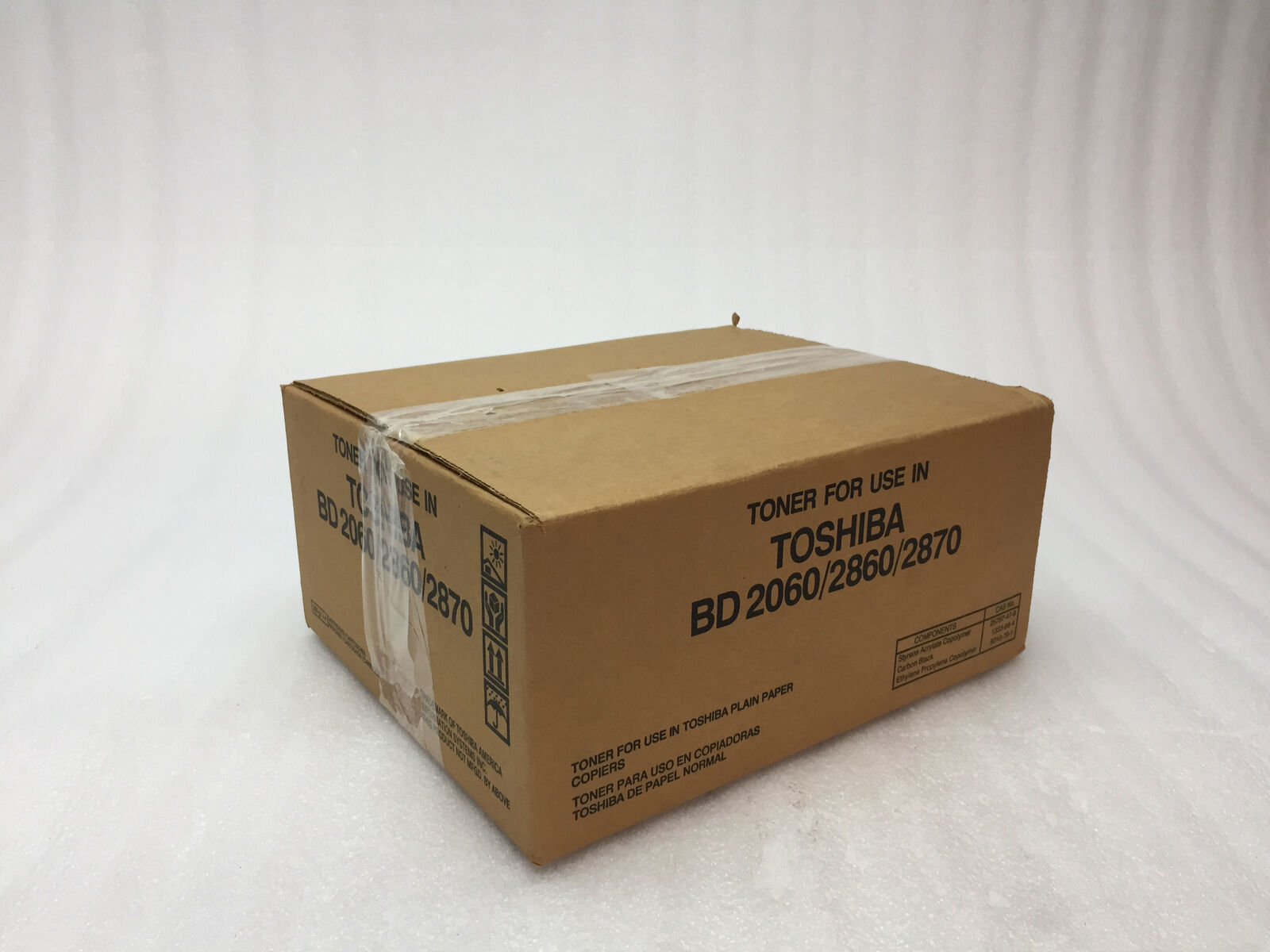 Genuine OEM Toshiba BD 2060/2860/2870 Toner Cartridge, Color Black, Open Box