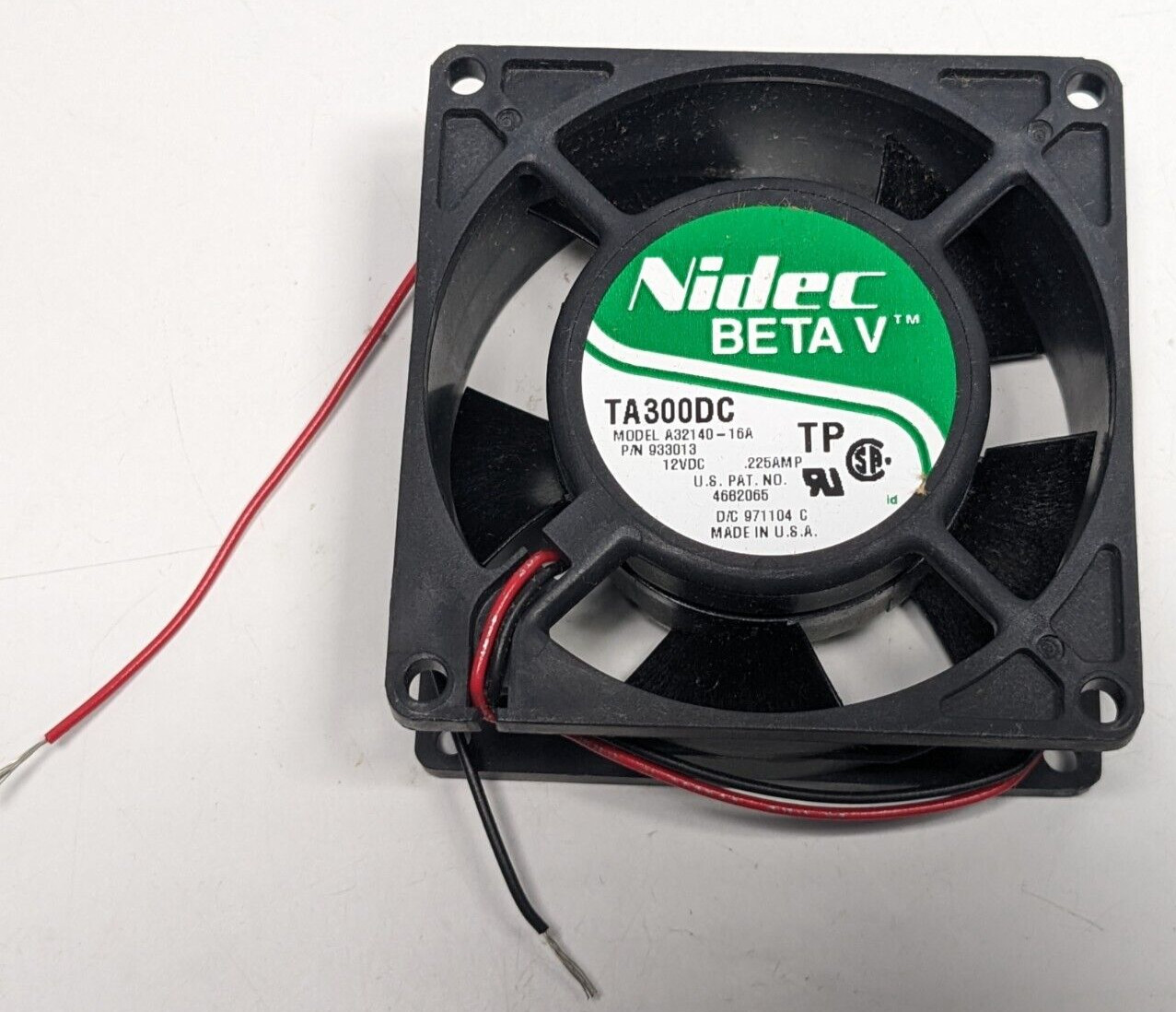 NEW Nidec BETA V TA300DC - 12VDC 0.225A 80 x 80 x 32mm PC Fan A32140-16A