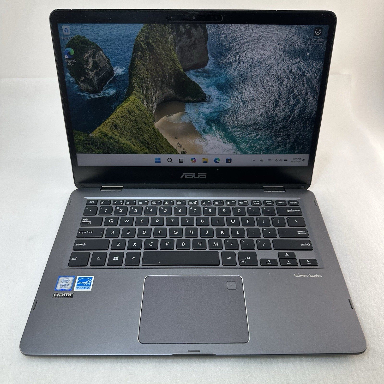 ASUS ZenBook Flip UX461FA 14” Touch i5-8265U 8GB 256GB SSD Windows 11