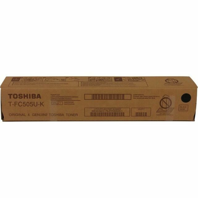 Original & Genuine Toshiba T-FC505U-K High Yield Black Toner Cartridge