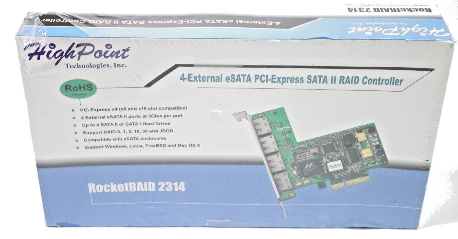 HighPoint RocketRAID 2314 PCI-Express Unused