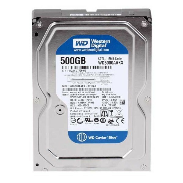 HP Pavilion HPE-1050 500GB SATA Hard Drive with Windows 10 Home 64-Bit