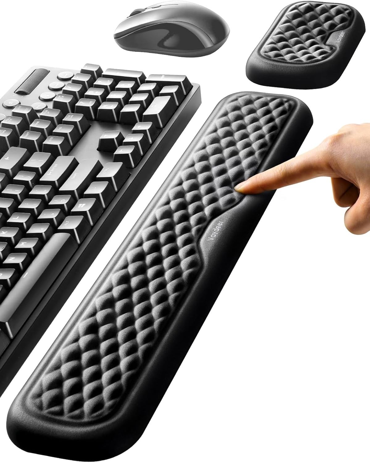 NEW Vaydeer Wrist Rest for Keyboard and Mouse Computer Ergonomic Support Pad