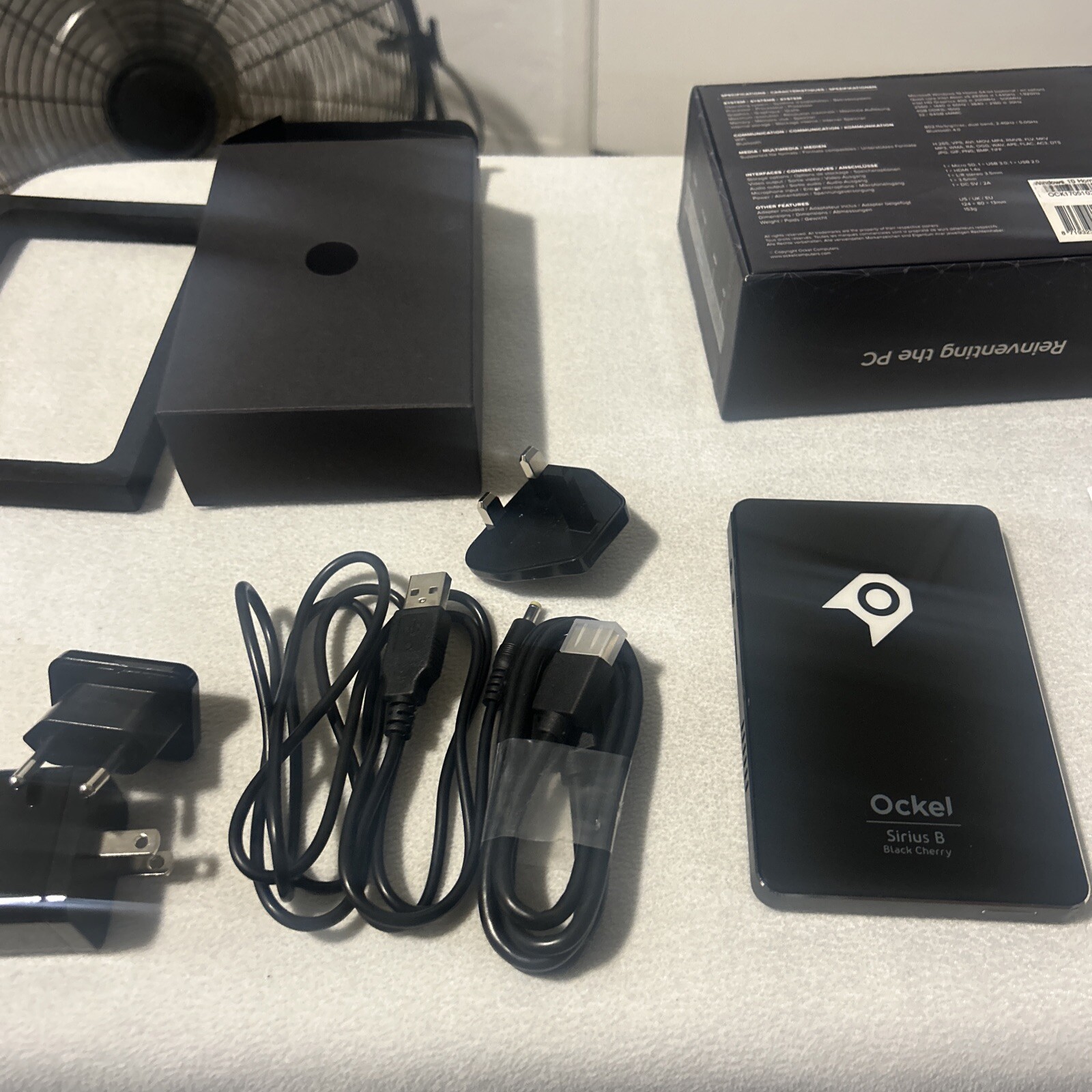 Ockel Sirius B Black Cherry Mini PC Windows 10 Home Pocket PC