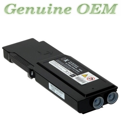 W8D60 Original OEM Dell Toner Cartridge, Black High Yield Genuine Sealed
