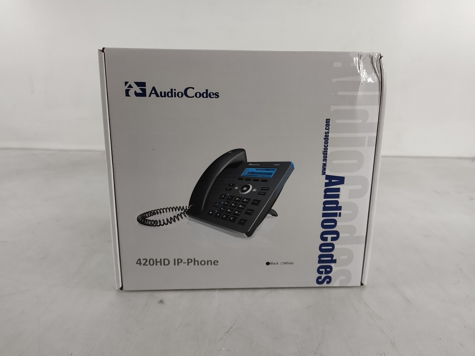 Lot of 10 New AudioCodes 420HD Gigabit VoIP IP-Phone Business Telephone