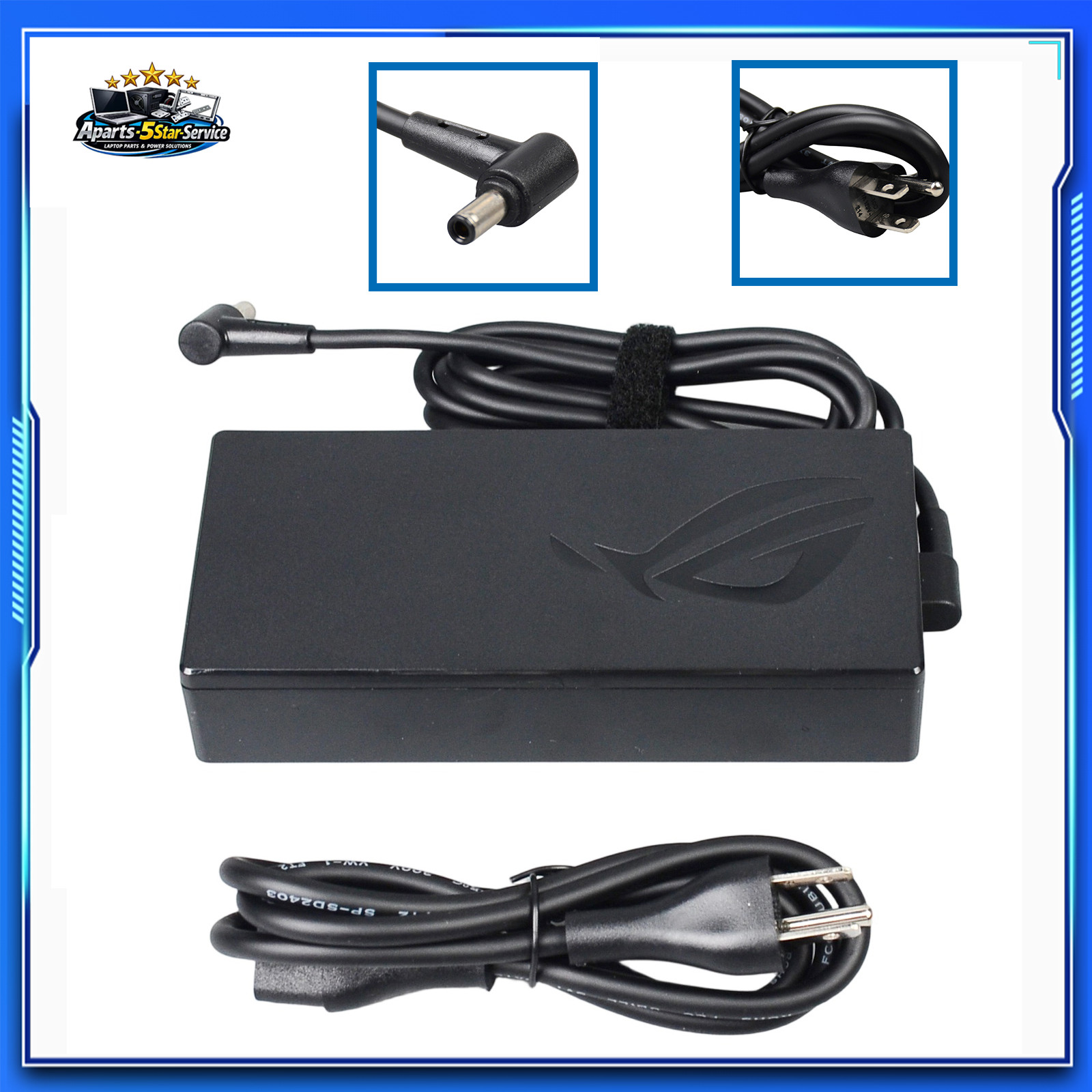 6.0x3.7mm 180W Charger Adapter for ASUS ROG Zephyrus G14 GA401 G15 ADP-180TB H