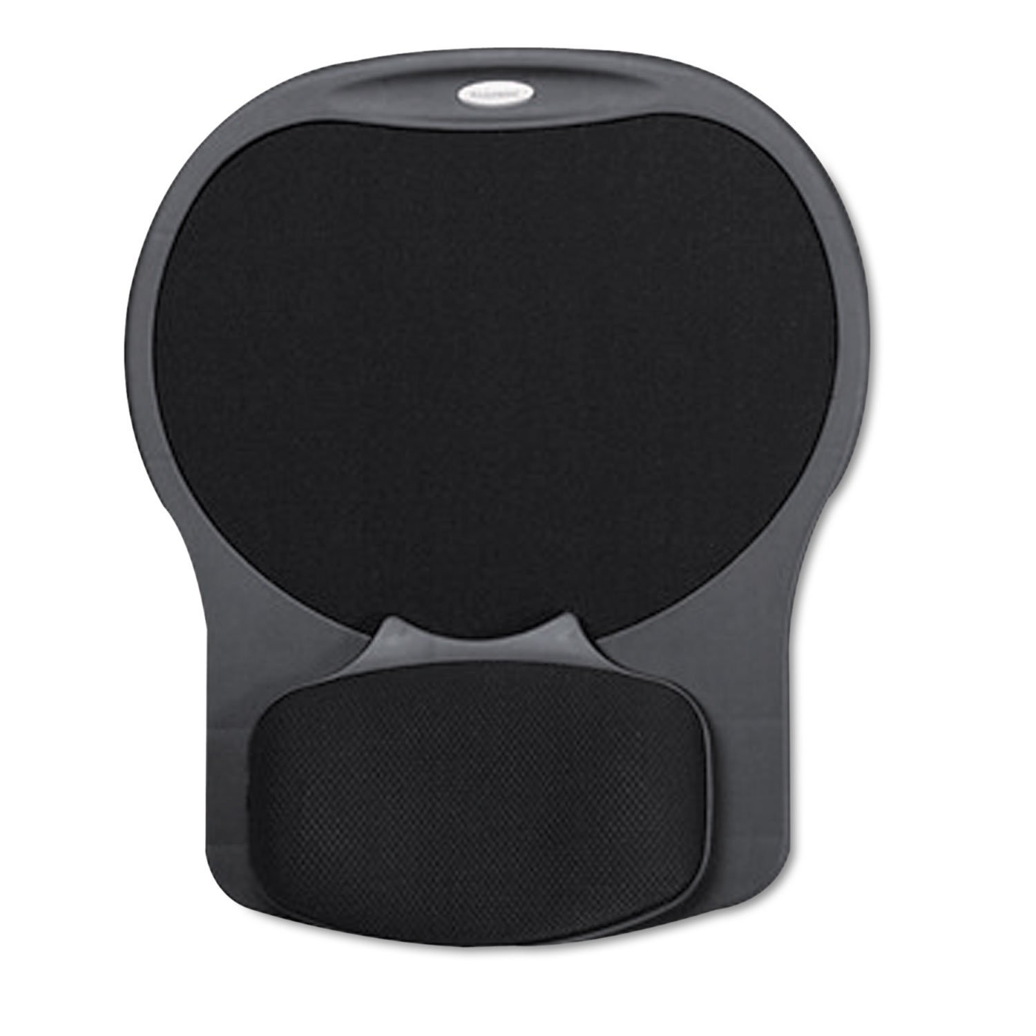 Fellowes FEL93730 Easy Glide Gel Wrist Rest and Mouse Pad Large, Black/Black