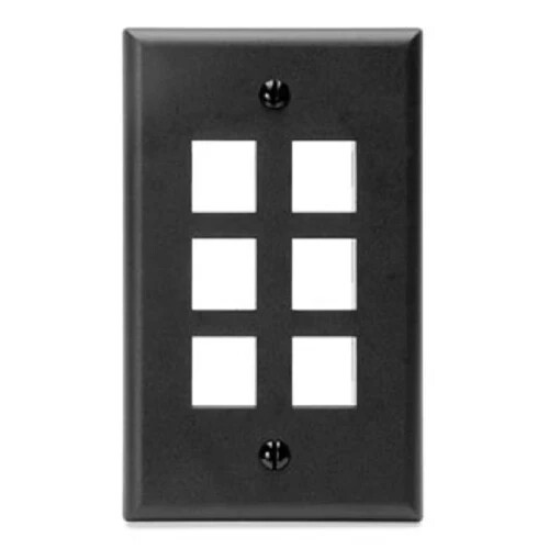 Leviton 41080-6EP Black (Lot of 2)