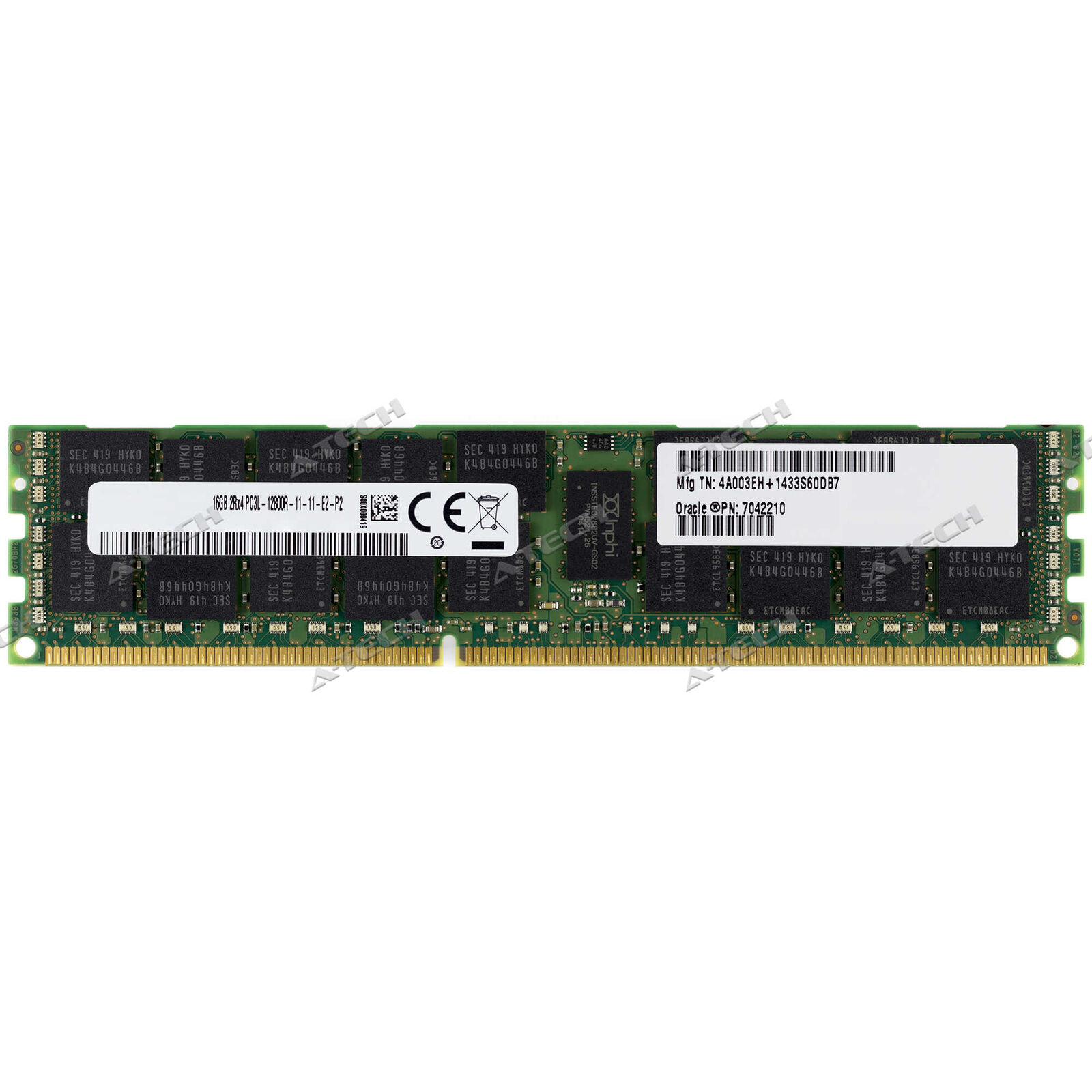 Oracle-Sun 7042210 16GB PC3L-12800 ECC REGISTERED RDIMM 2Rx4 Server Memory RAM