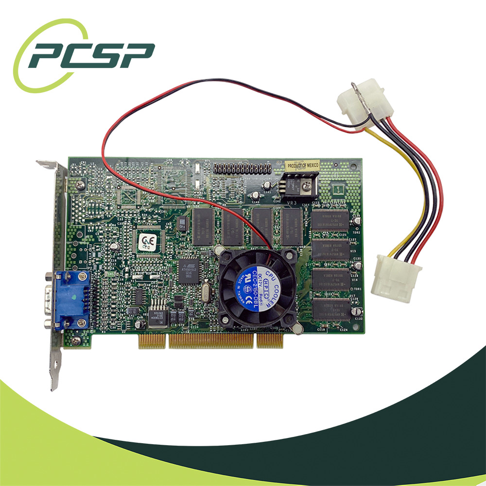 3DFX Voodoo3 2000 PCI V32316 16MB SDR VGA High Profile Video Card 210-0366-001