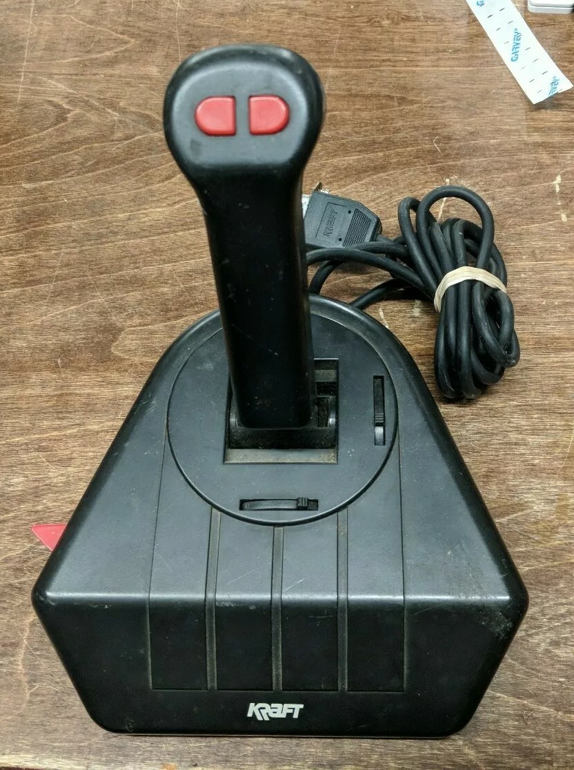 Kraft Thunderstick Joystick for Vintage IBM PC Computers VTg 15 Pin Serial