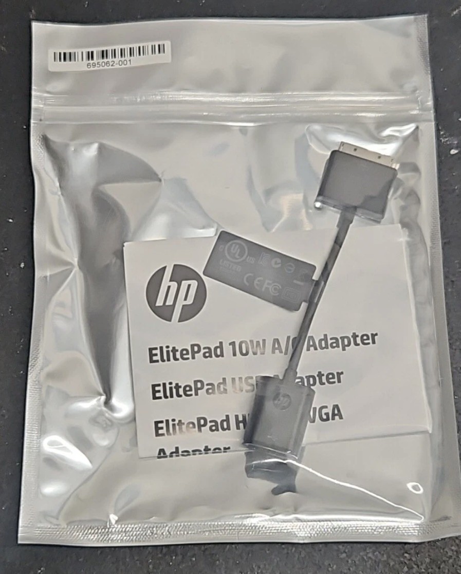 NEW Genuine HP ElitePad 900 G1 HSTNN-GD03 USB Adapter 695062-001 695552-001