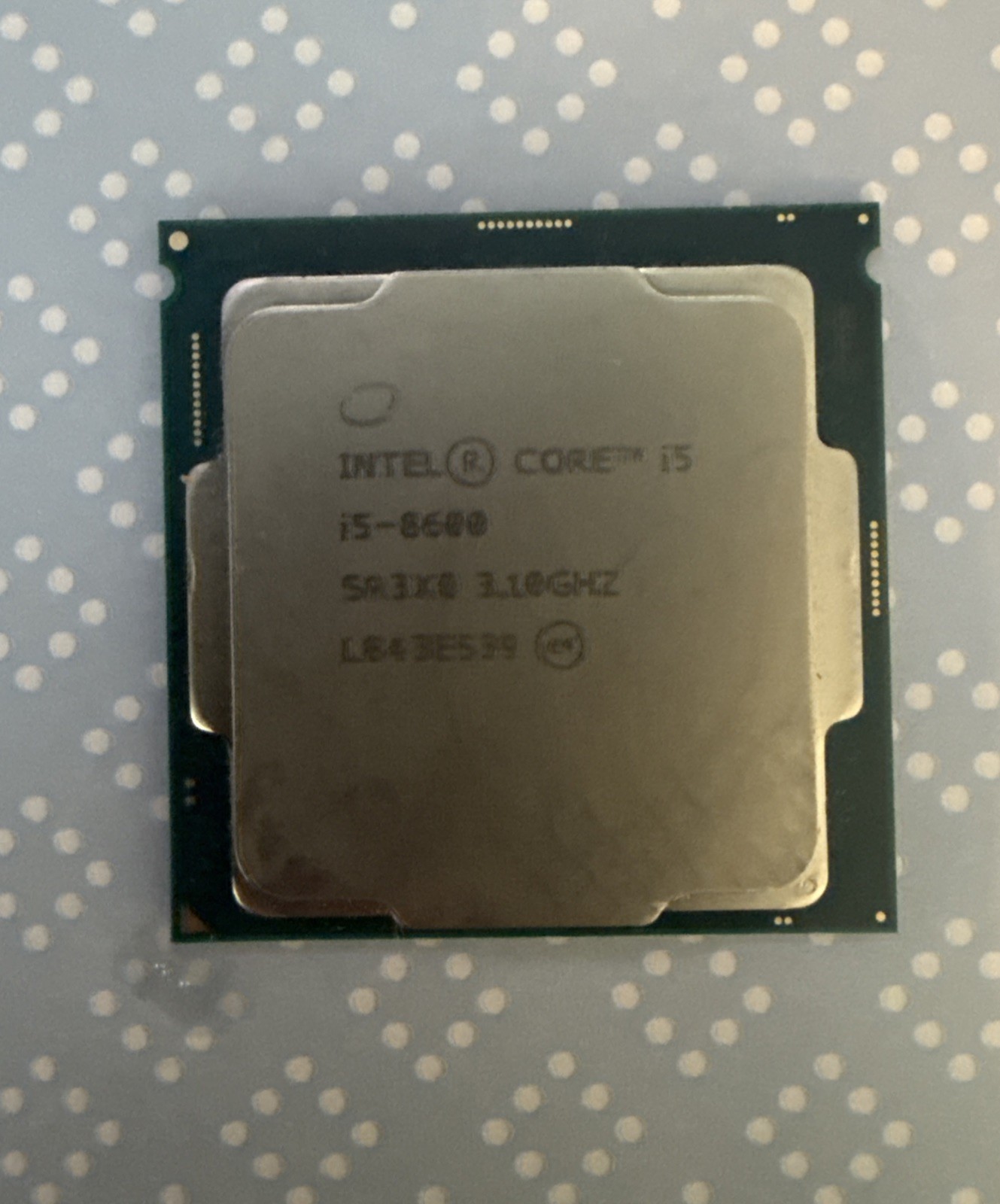 Intel Core 6-Core i5-8600 3.10GHz LGA 1151 9MB Cache 8GT/s Desktop CPU SR3X0