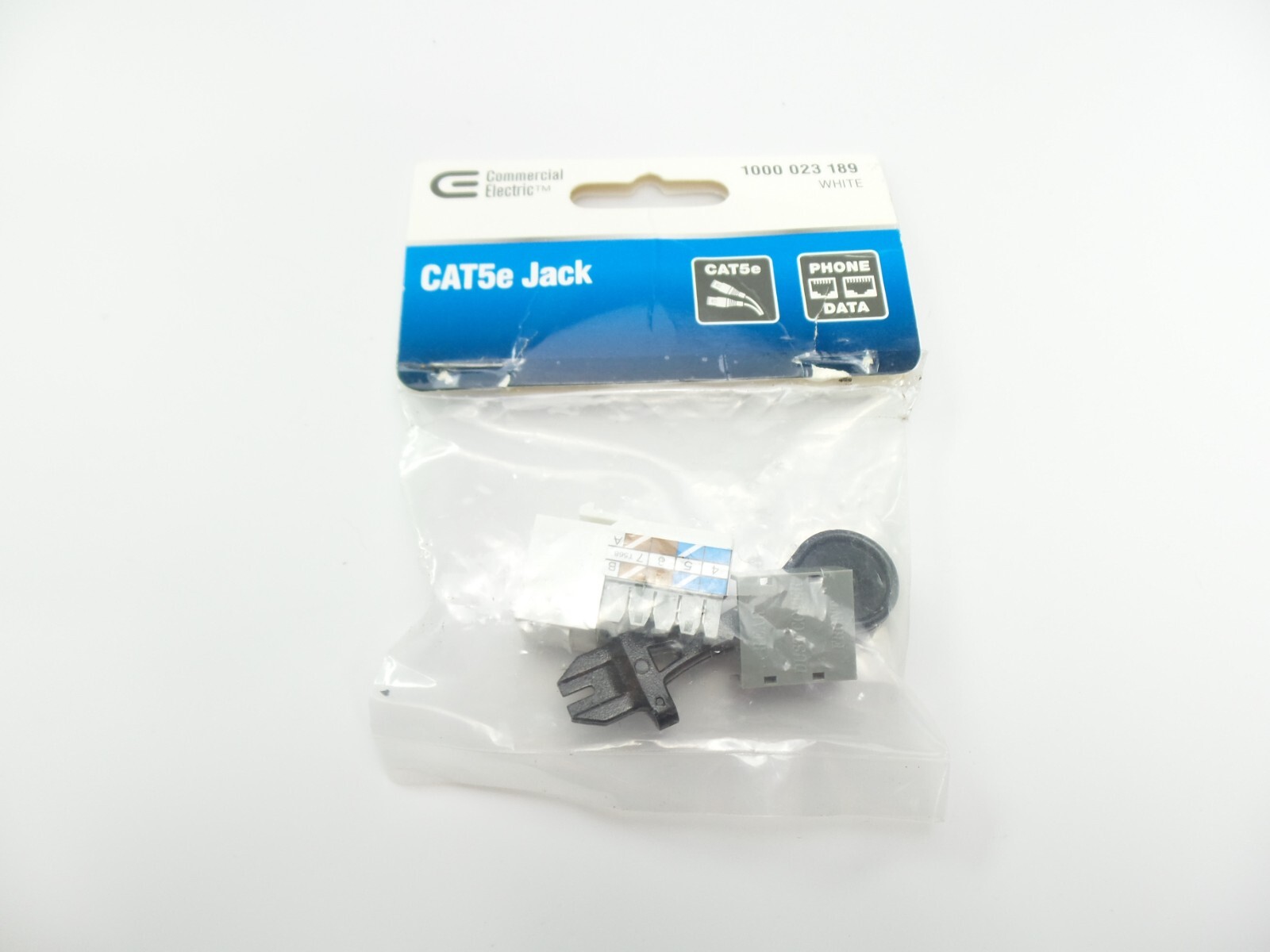 CE TECH CAT5E cat 5e wiring terminal JACK # 1000023189 WHITE