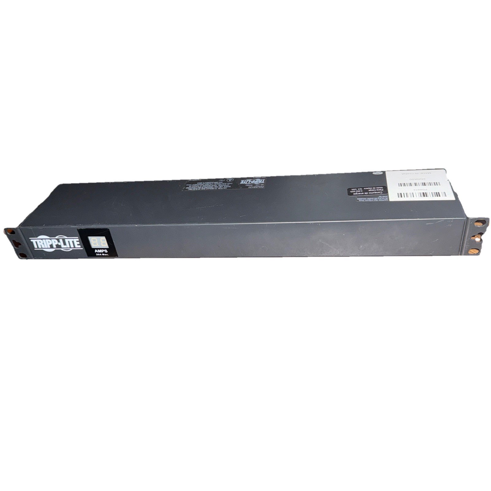 Tripp Lite PDUMH15 IB6097 Metered PDU 1U 13-Out 1.4KW 120V 15A w/ Rackmount Ears