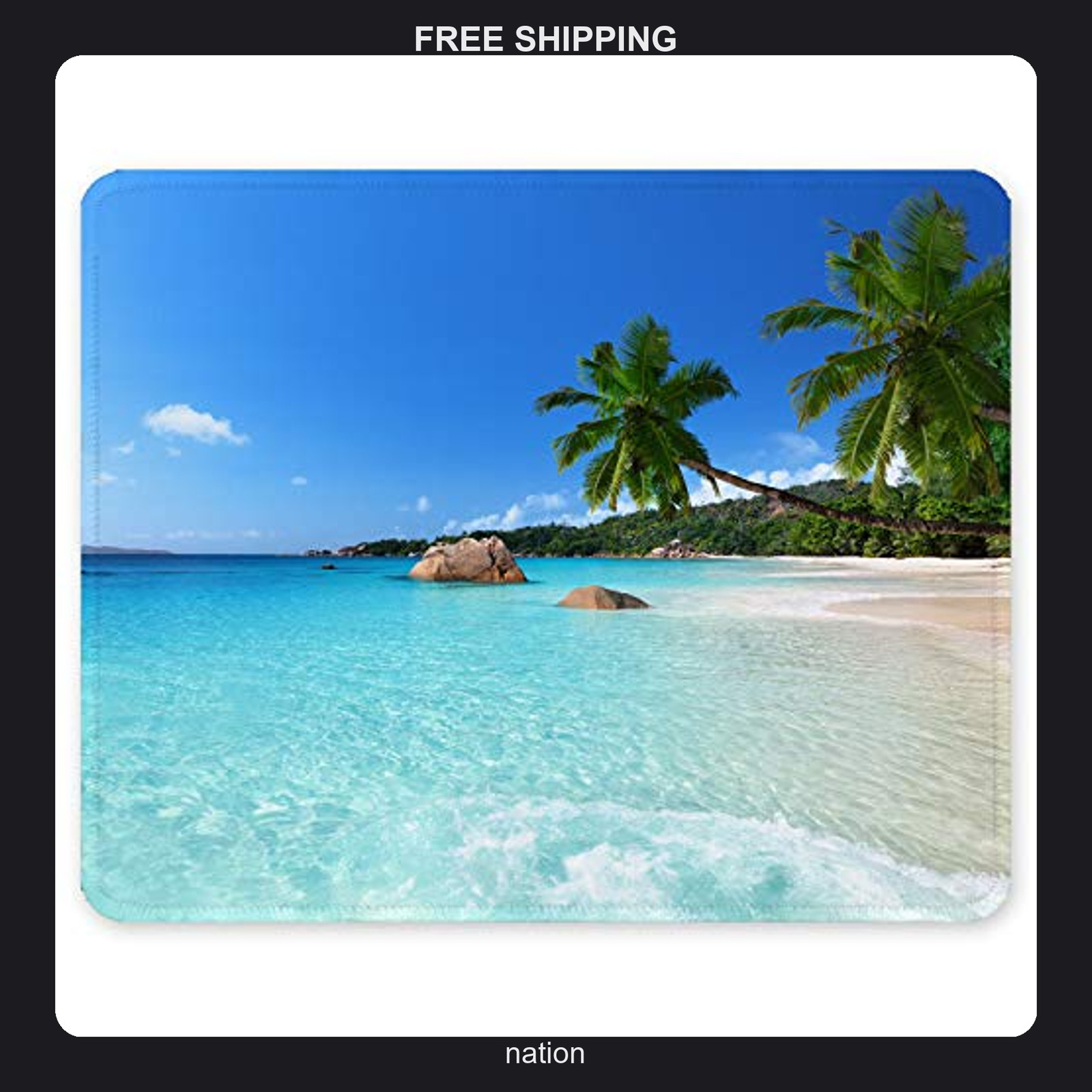 Large Custom Mouse Pad 12x10 Inch Artful Desk Accessory