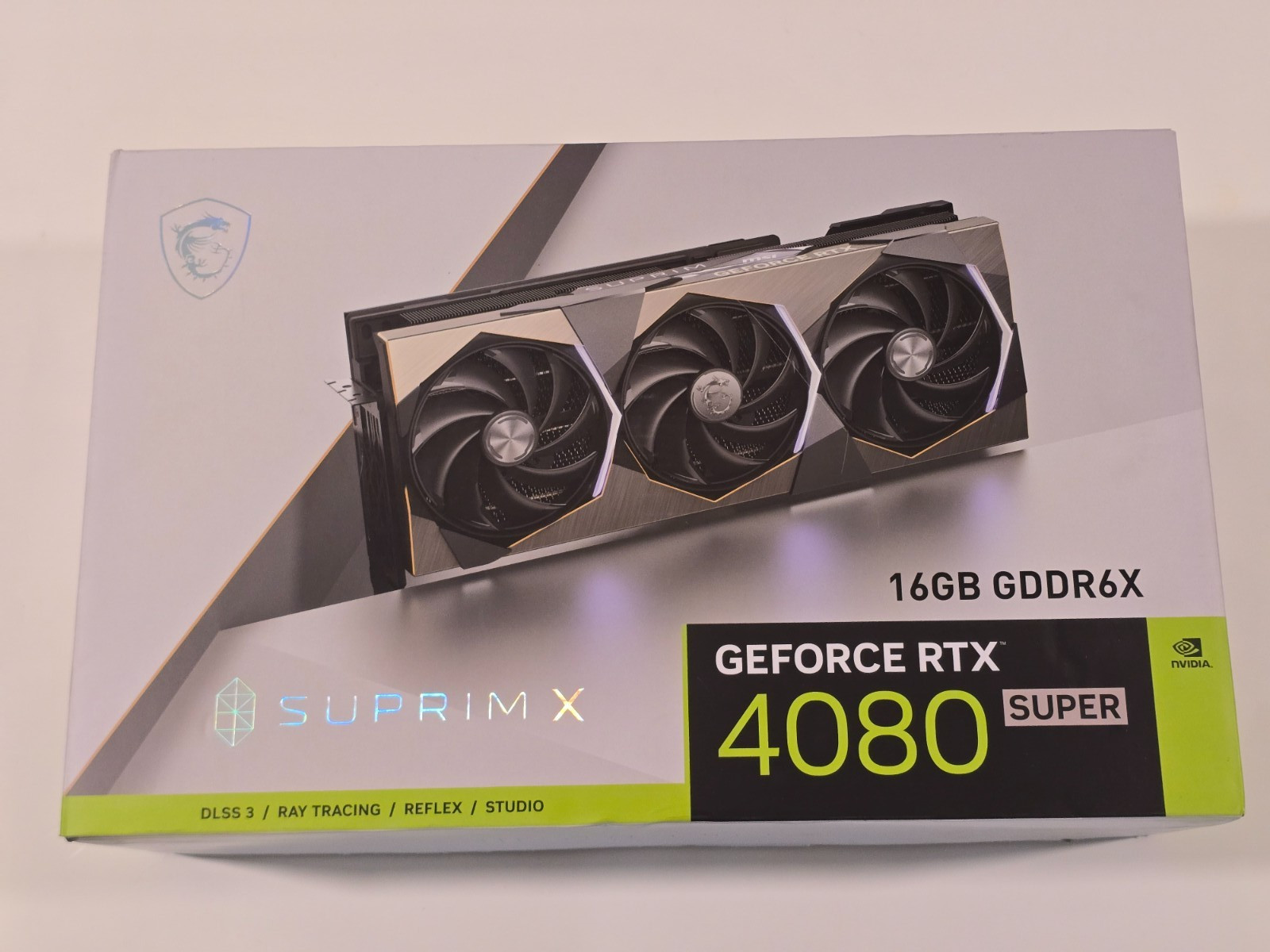 MSI GeForce RTX 4080 Super SUPRIM x 16GB GDDR6X- NO CARD