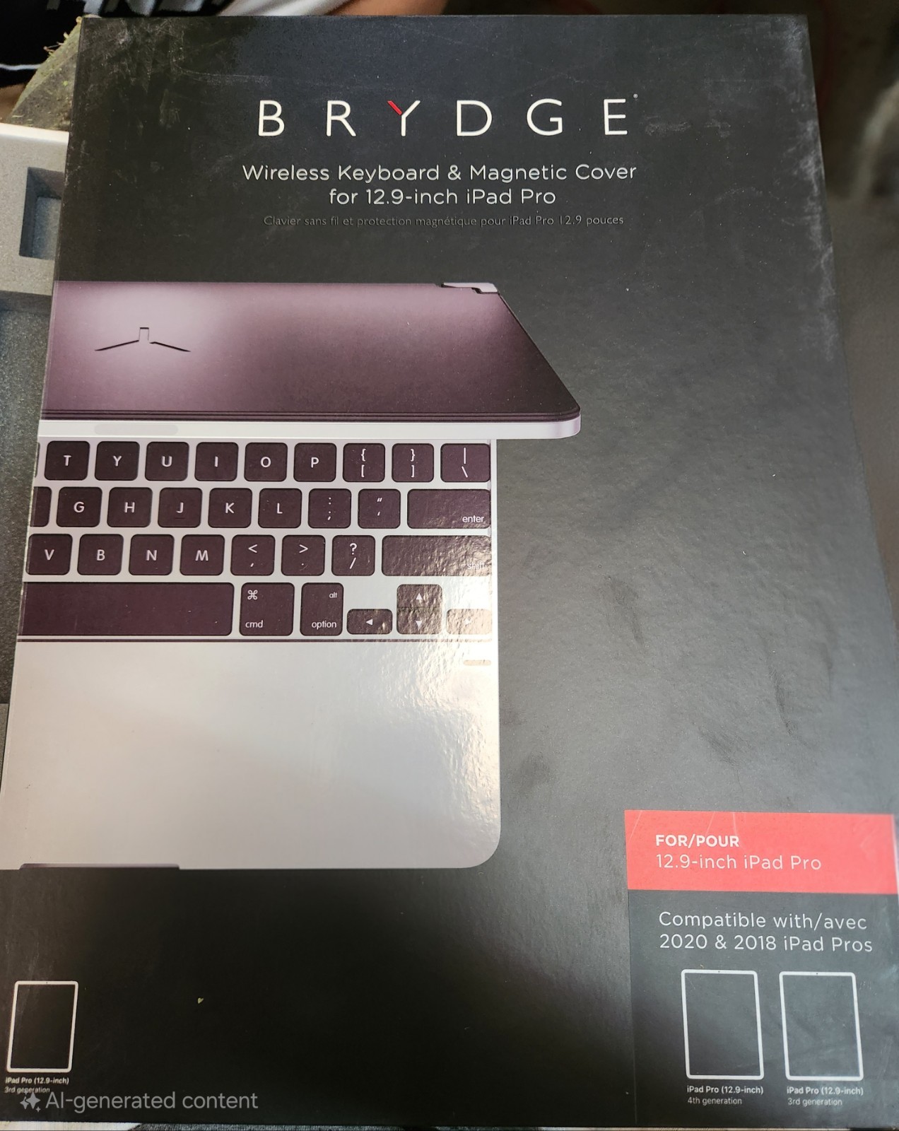 Brydge BRYTP6022 Pro +12.9 Magnetic cover Wireless Keyboard