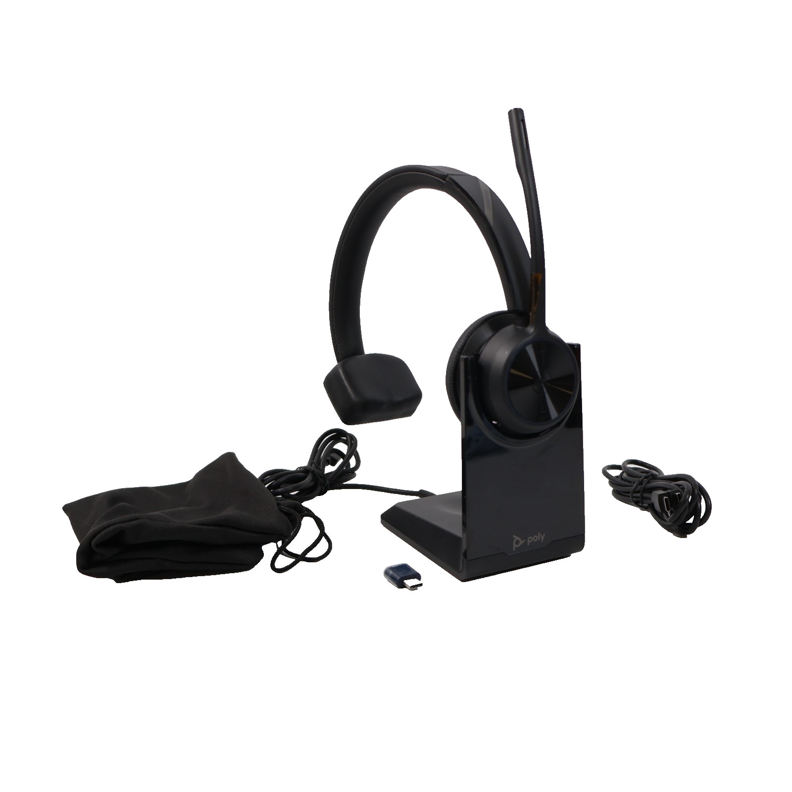 Plantronics Poly Voyager 4310 UC Wireless Headset & Charge Stand USB-C