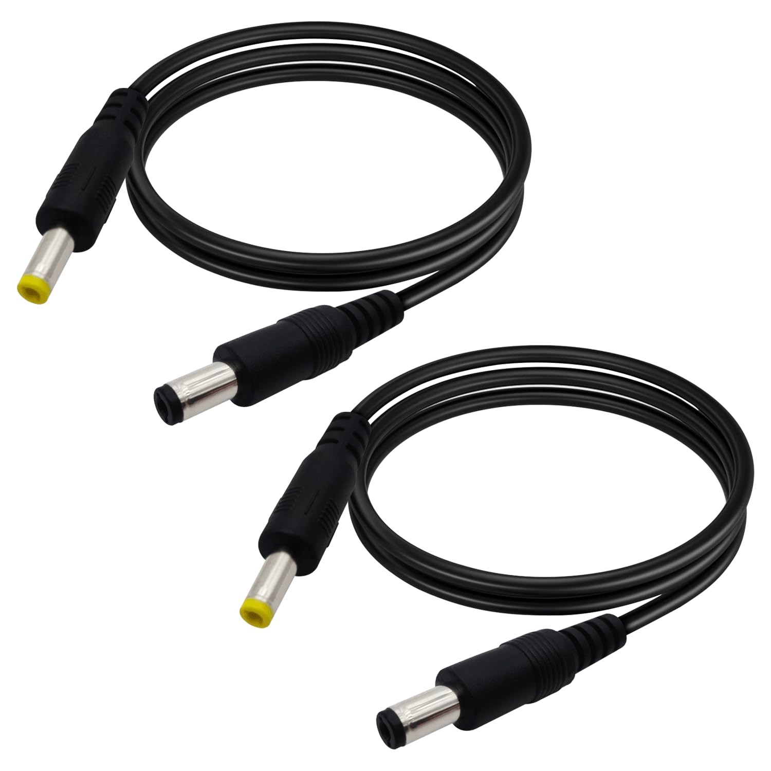 3.3FT 4.0×1.7mm Male to 5.5×2.1mm Male 12V DC Male to Male power cable 2pcs