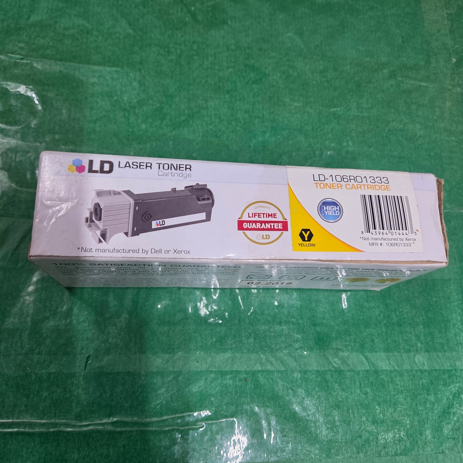 LD Laser Toner Cartridge Yellow Suitable Xerox 6125 Series Cartridge LD106R0133