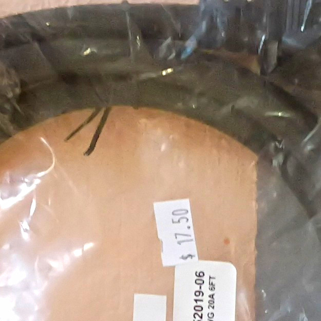 Black 6ft AC Power Cable Cord NEMA L5-20P to IEC-60320 C19 12AWG 20a/125v