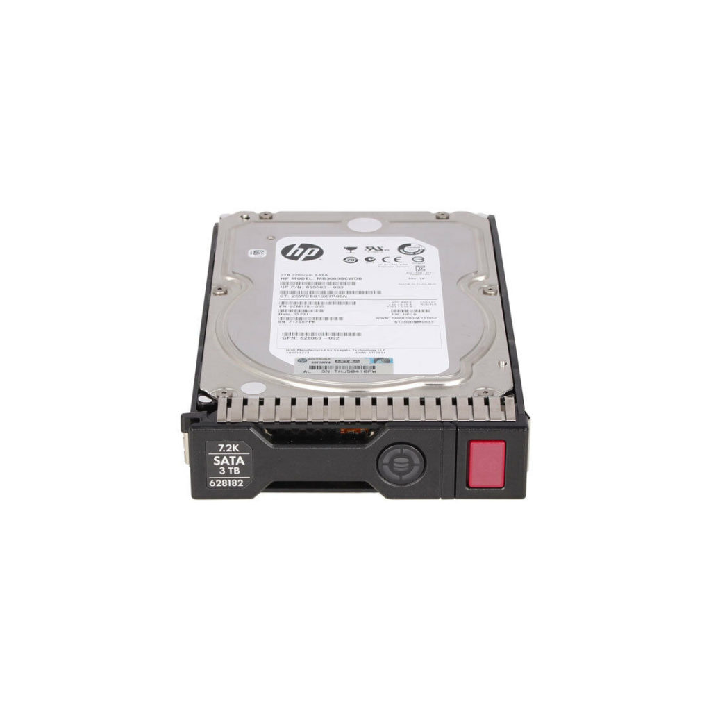 FIT FOR HP 628061-B21 628182-001 3TB 7.2K 3.5" SATA SC G8/G9 6G Hard Drive